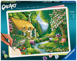 Ravensburger CreArt River Cottage Paint by Numbers Kit for Adults - Painting Arts and Crafts for Ages 14 and Up Ravensburger