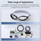 ANYCUBIC 3D Printer Resin, Upgraded 8K Standard Resin V2, Enhanced Toughness and Strength, Lower-Odor, High Precision 3D Printing Resin for All LCD Resin 3D Printers (Clear Blue, 1kg) ANYCUBIC