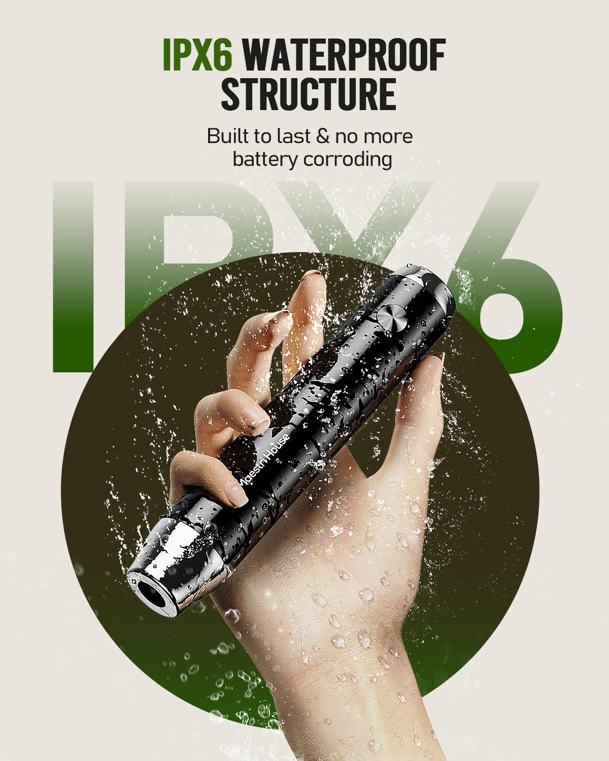 Maestri House Rechargeable Milk Frother with Stand, Handheld Electric Foam Maker Waterproof Detachable Stainless Steel Whisk Drink Mixer Foamer for Lattes, Cappuccino Maestri House