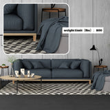 Txcucc 2" Round Solid Wood Furniture Leg Set of 4 Mid-Century Modern Sofa Couch Bed Coffee Chair Desk Straight Feet Legs with Pre-Drilled 5/16（M8） Inch Bolt& Screws& Rubber Pads… Txcucc