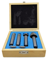 Live Center Wood Lathe Drive Spur Cup 4pcs Set with 2Pcs Extra Replacement Tips with Good Quality Wooden Box (MT2) SP1stopmall