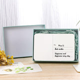 48 Sheets 4x6 Watercolor Postcards, 140lb/300gsm Blank Postcards Watercolor Paper Cards Art Supplies for Painting, DIY, Mailing, Invitations, Greeting Cards (Green) Prudiut