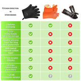 KITCHEN PERFECTION Silicone Smoker Oven Gloves -Extreme Heat Resistant BBQ Gloves -Handle Hot Food Right on Your Smoker Grill Fryer Pit|Waterproof Oven Mitts Grill Gloves |Superior Value Set+3 Bonuses Kitchen perfection