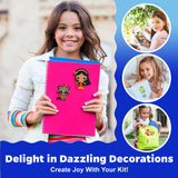 Halmolife Diamond Art Kits for Kids Boys and Girls Ages 6 7 8-12 Easy to DIY Creative Diamond Art Princesses Stickers Craft by Numbers Kits for Kids and Adult Beginners Halmolife