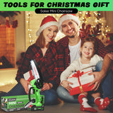 Saker Mini Chainsaw|6 Inch Chainsaw[2025 Upgraded]|Mini Cordless Electric Chain Saw|Small Handheld Portable Chainsaw Battery Powered Chain Saw for Tree Trimmer and Garden,Father's Day Gift for Men Dad Saker