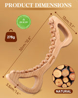 ONUEMP Wood Therapy Massage Tools, Cellulite Massager Body Slim Brush, Maderoterapia Kit Colombiana for Lymphatic Drainage, Body Sculpting, Myofascial Release, Deep Tissue ONUEMP