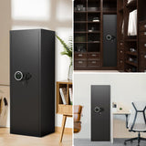 Riflewell 6-10 Gun Rifle Safe, Digital Keypad Large Unassembled Gun Safes for Rifle and Shotgun, Rifle Safe with Backlit Keypad & Dual LED Light, Removable Shelves & Adjustable Ammo Box Riflewell