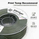 ASA Filament 1.75mm 1kg Olive Green, UV & Heat & Weather Resistant 3D Printer Filament for Outdoor Camping Hiking Beach Playing, with AMS-Compatible Spool yxpolyer