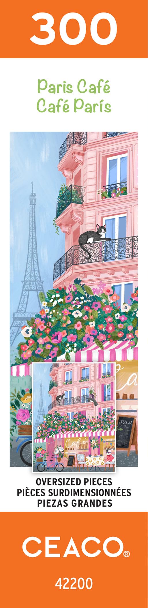 Ceaco - Paris Café - 300 Oversized Piece Jigsaw Puzzle