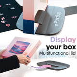 Puzzlup Stackable Puzzle Trays with Box Display Design - Set of 6 Unique Puzzle Sorting Trays - Up to 1500 Pieces - Premium Jigsaw Puzzle Accessory Puzzlup