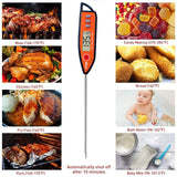 Digital Meat & Milk Thermometer - Instant Read Probe for Cooking, BBQ, Grill, Deep Fry, Roast & Baking NANGOALA