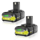 VANON 2Pack Replacement for Ryobi 18V Battery 3.6ah Batteries Replacement for Ryobi One 18V Cordless Tools P102 P107 P105 P104 P103 P108 VANON