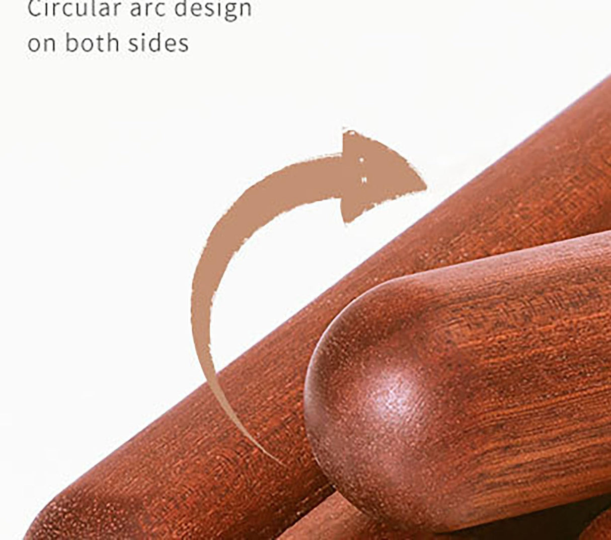 Wooden Rolling Pin, 9.8 Inch Rolling Pin with Size Scale for Kneading Dough of Baking Bread, Pizza, Cookie, Cake and Noodles (1, 25 cm) YIKANGHENG