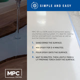 MPC-191 Epoxy Resin Kit, Countertop Epoxy Kit for Versatile Use,Clear Master Protective Coatings