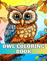 Owl Coloring Book: For Kids, Majestic Owls, Creative Gift Majosta