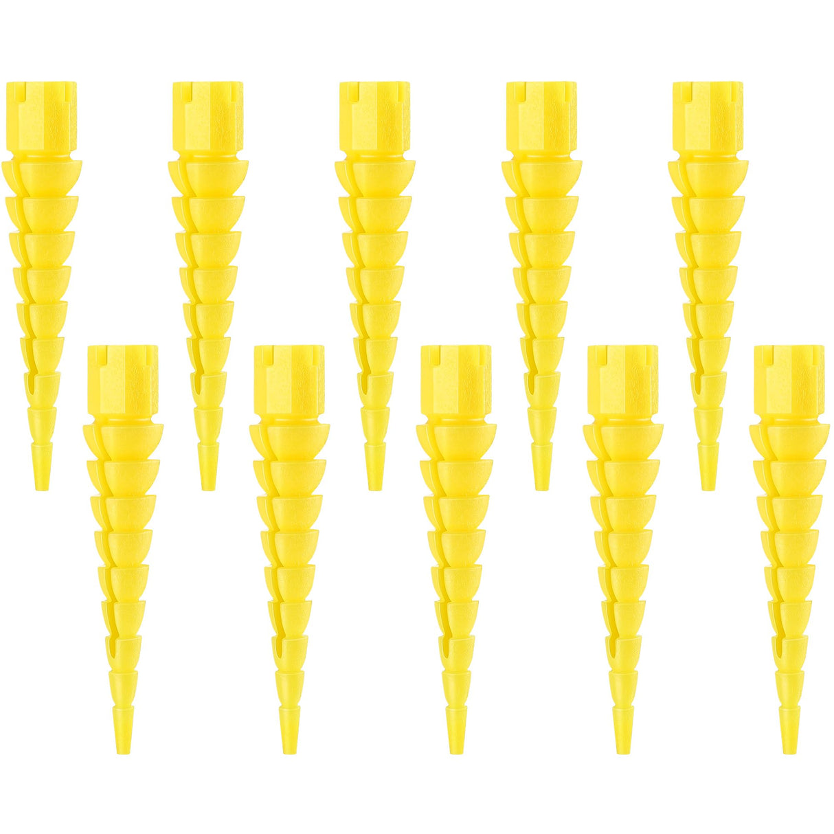 Gulfmew 10 Pcs Wood Anchor, Stripped Screw Hole Repair Kit for Wood, Wall, Door, Wall Anchor, Fixing Stripped Screw Holes, Fits Wood Screws Sizes #2 - WoodArtSupply