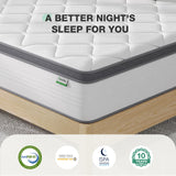 Novilla Full Size Mattress, 12 Inch Hybrid Mattress in A Box, Pocket Innerspring for Motion Isolation, Supportive & Pressure Relief Novilla