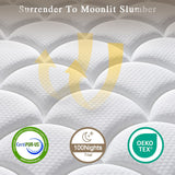 Gsleepee 14 Inch King Size Mattress in a Box, Memory Foam Hybrid Mattress for Motion Isolation, Soft and Comfortable, Pressure Relief, Medium Firm Support Gsleepee