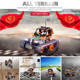 3-in-1 STEM Remote Control Building Kits - Tracked Car/Robot/Tank - 2.4Ghz Rechargeable RC Racer Toy Set Gift for 8-12 14 Year Old Boys and Girls Best Engineering Science Learning Kit for Kids 392pcs morwant