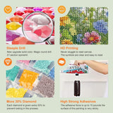 Acudotr Diamond Painting Kits for Adults, 5D DIY Flower Diamond Art Kits for Beginners, Full Drill Diamond Painting Kits for Home Wall Decor, 12x12 Inch Acudotr