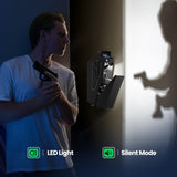 KornerBatl Quick Access Biometric Gun Safe for handgun, 2 in 1 Pistol Bedside Gun Safe, Mounted Drop Down Nightstand Pistol Safe with Fingerprint & Passcode & Key 3 Ways KornerBatl