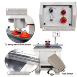 HayWHNKN Dust-Free Pneumatic Hinge Boring Drill Press Machine Woodworking Hinge Drilling Machine 45-9.5 Bult-in Drill Bit 110v 1500W HayWHNKN