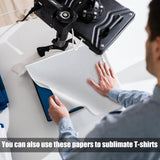 Sublimation White Butcher Paper Disposable Butcher Paper Sheets Square Meat Sheet Precut Butcher Paper No Wax Butcher Paper for Heat Press, Wrapping Meat, Art Project (50 Pieces, 12 x 12 Inches) Eersida