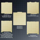 258x258mm Double Sided Flexible PEI Honeycomb Sheet, Smooth PEI Honeycomb Surface for X1/P1P 3D Printer, 3D Printer PEI Plate Removable Platform（1PCS) OUYANG