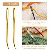 18 Pieces Yarn Needle,Tapestry Needle Bent Embroidery Needles Bent Tip Needles,Large-Eye Blunt Needles with Random Box for Knitting Crochet (Random Color) UOOU