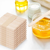 VEIDIA 2000 Pcs 4.5" Wooden Craft Sticks, Ice Cream Sticks,Natural Wood Popsicle Stick for Waxing, DIY Wood Crafts, Hair Removal and Waxing Supplies, Paint Stirrer, Art Projects and Ice Pop Sticks VEIDIA