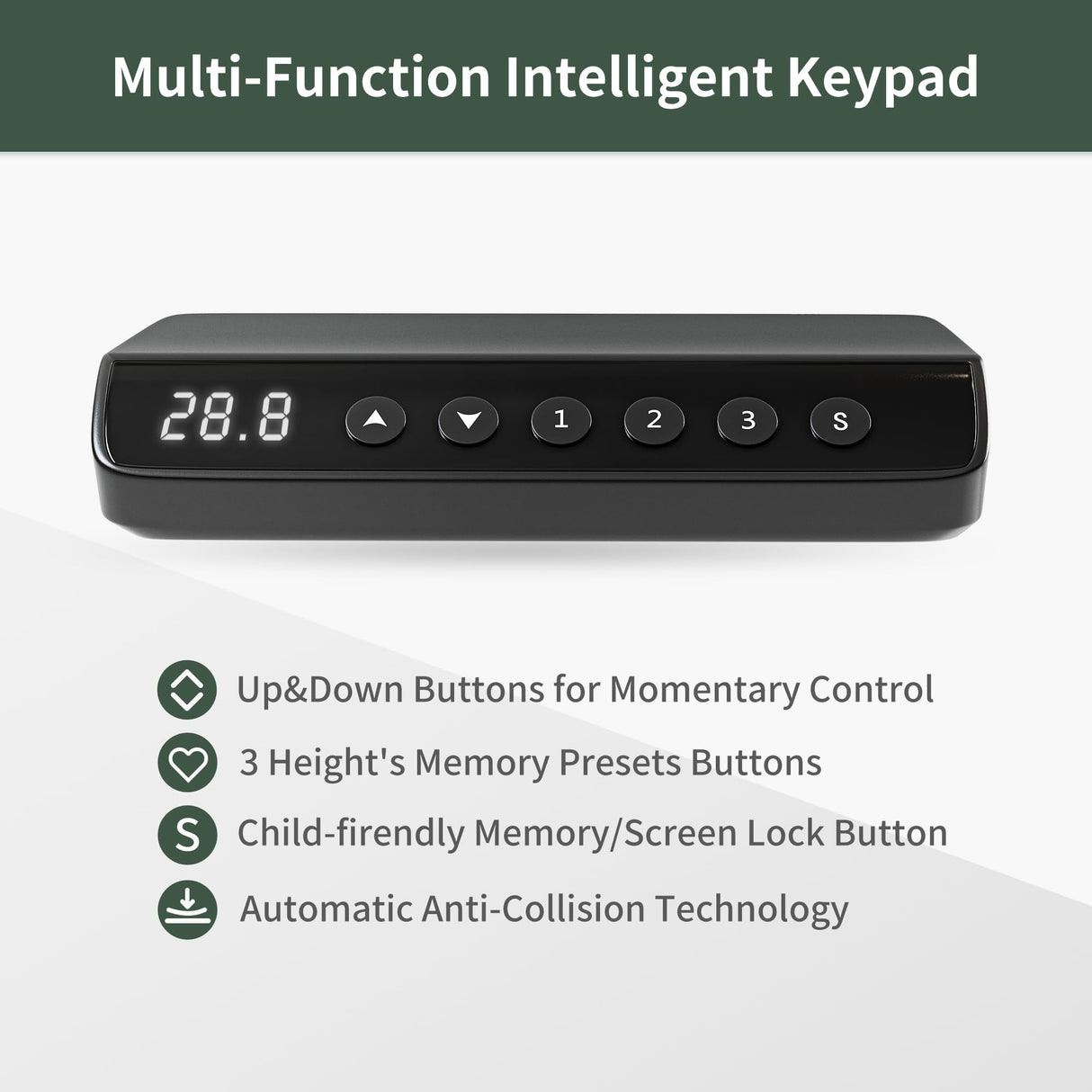FEZIBO 55 x 24 Inch Height Adjustable Electric Standing Desk with Double Drawers, Stand Up Desk with LED Strips, Sit Stand Desk with Monitor Stand, Black Walnut FEZIBO