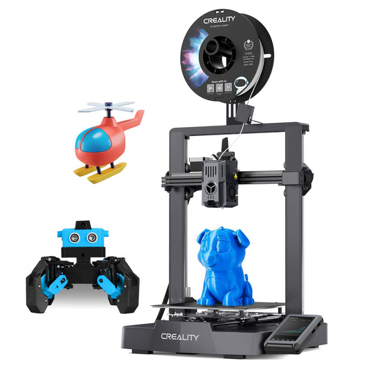 Official Creality Ender 3 V3 KE 3D Printer 500mm/s High Speed Printing Smart Remote Control Auto Calibration 300℃ Printing Temp Ultra-Smooth Motion Linear Rail 220x220x240mm - WoodArtSupply