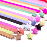 Yeooyoor Origami Stars Papers Package DIY Paper, 360 Sheets - 18 Colors ( Glitter Origami Stars) Yeooyoor