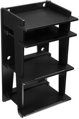 Crosley Furniture Soho Record Player Stand, Media Console with Vinyl Storage, Modern Home Organizer, Black Crosley Furniture