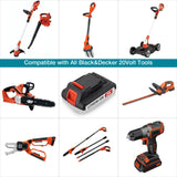 UTRBATT 3.6Ah 20V Replacement Battery Compatible with Black & Decker 20v Max LBXR20 LB20 LBX20 LBX4020 Extended Run Time Cordless Power Tools Series 2Pack UTRBATT