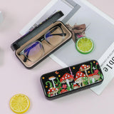 FlyingMage 5D Diamond Art Painting Kit for Adults Beginner, Small DIY Diamond Dots Gem Art Painting Mosaic Kits, Cute Hard Shell Sunglasses Eyeglasses Glasses Case for Women Teen, Mushroom FlyingMage