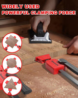 Bench Dog Clamp 3/4 inch Dog Hole Clamp Up to 155 Lbs Clamping Force, Quick Clamp and Release Wood Clamps, Bench Dogs Clamps for Woodworking (2 Pack) Houselife