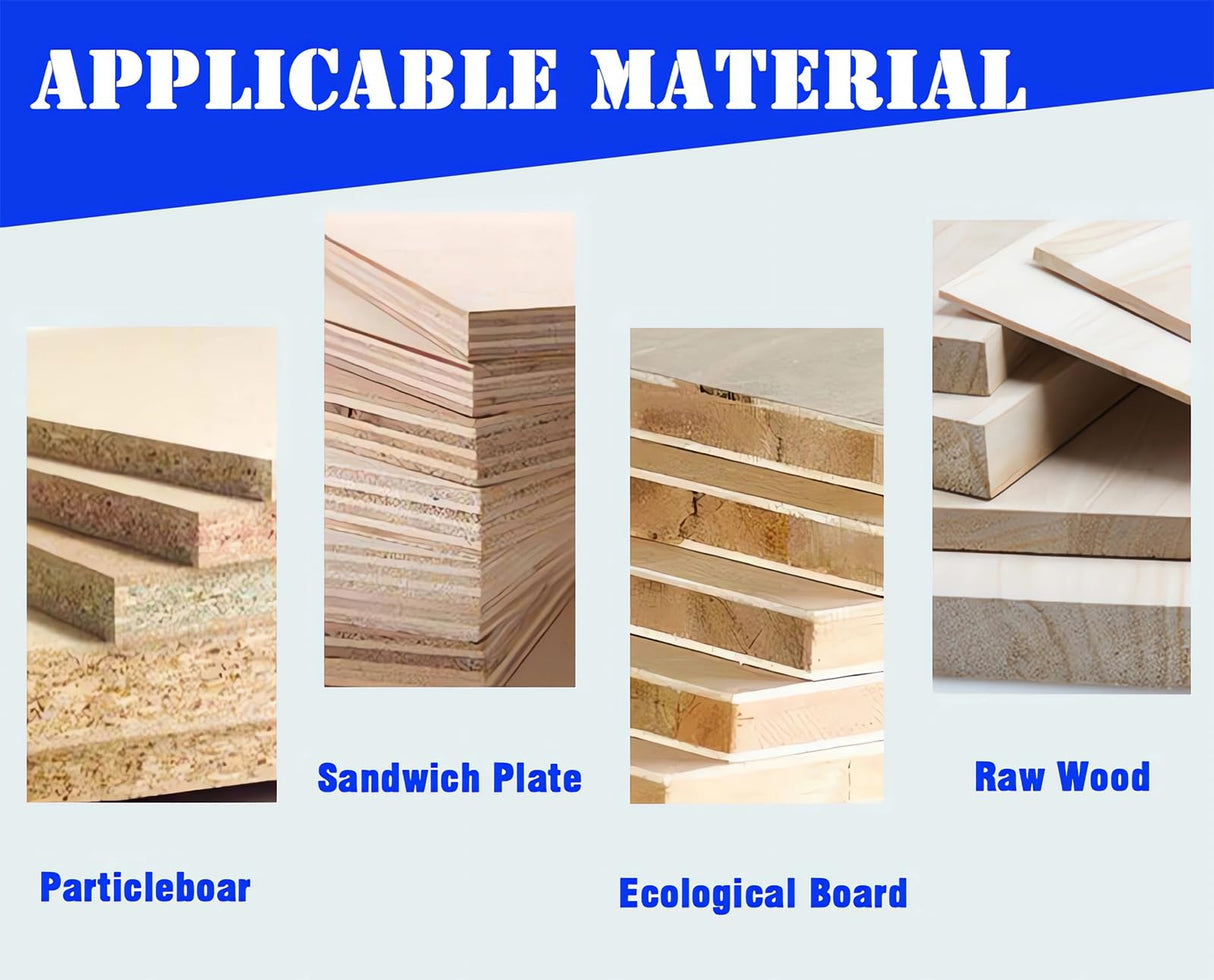 INTSUPERMAI Portable Electric Hinge Drill with Self Stop Pneumatic Hinge Boring Insertion Machine Hinge Drilling Hole Machine Drilling Puncher Combined Drill 45-9.5 110V INTSUPERMAI