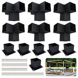 DIY Freestanding 20x12 Pergola Kit - Frame Only (Made in The USA with American Steel) Zen Pergolas