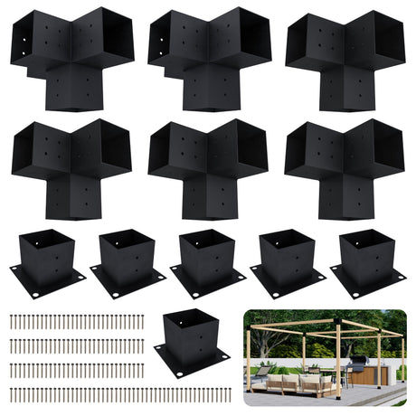 DIY Freestanding 20x12 Pergola Kit - Frame Only (Made in The USA with American Steel) Zen Pergolas