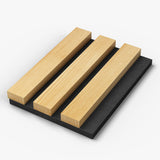 ROOMTEC Acoustic Wood Wall Panels, Soundproof Wall Panels, Wood Slat Wall Panels for Wall Decor (samples) ROOMTEC