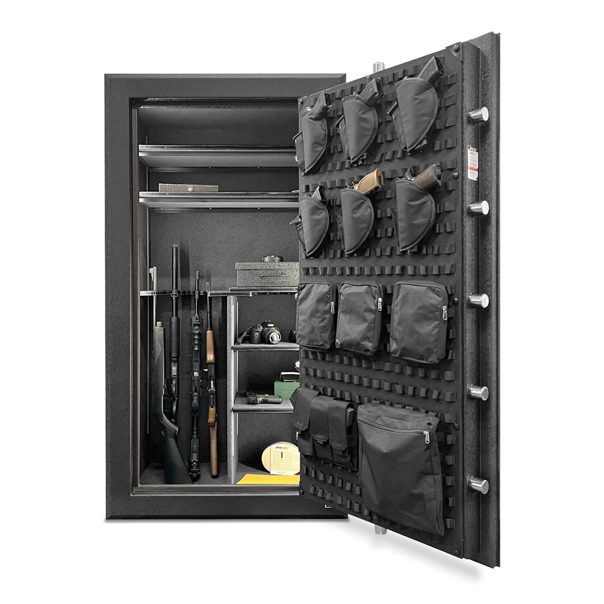 Stealth Premier 36 Gun Safe PR36 UL RSC Burglary Rated, 90 Minute Fire Protection, 32 Gun Capacity UL Listed Lock, CA DOJ Approved, Shelves & Customizable Door Panel Organizer Stealth