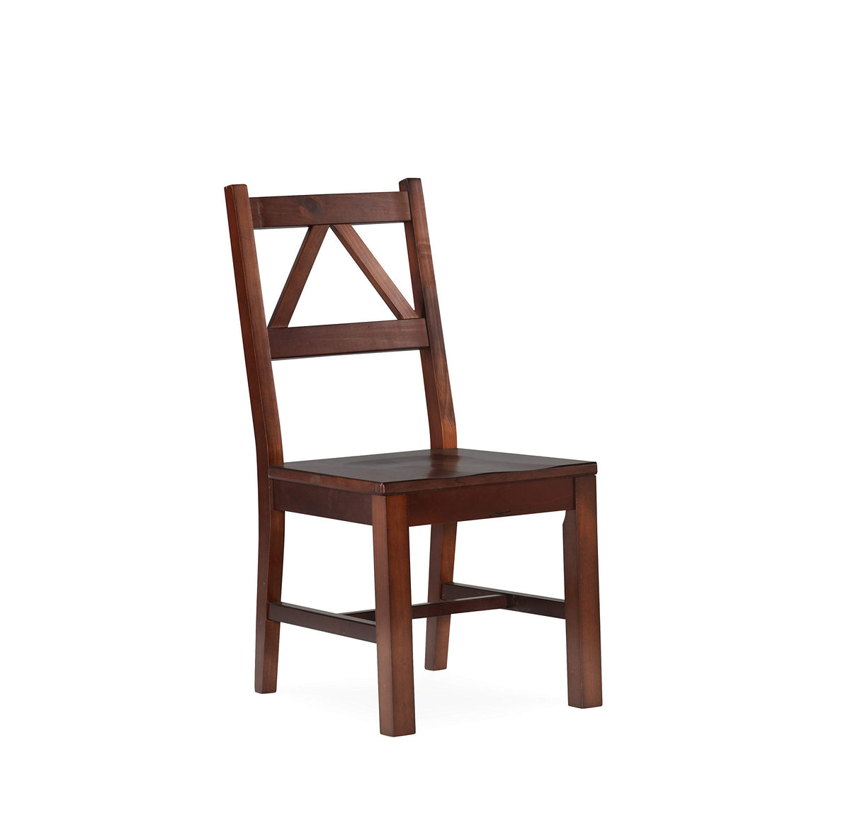 Linon Home Decor Titian Chair, Antique Tobacco Finish, 17.32"w x 21.54"d x 37.56"h Linon