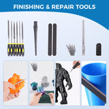 Sovol 3D Printer Tools Kit, 36 PCS 3D Printer Accessories with Deburring Tool, Caliper, Art Knife Set, Removal Tools, Cutters, Pliers and Tools Storage Bag for Smoothing, Finishing, Craving Sovol