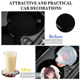 10 PCS Sublimation Blank Car Coasters, 2.75 in Circular Opening Blank Sublimation Coasters for Thermal Sublimation DIY Crafts,Car Coasters AROIC. NEOACT