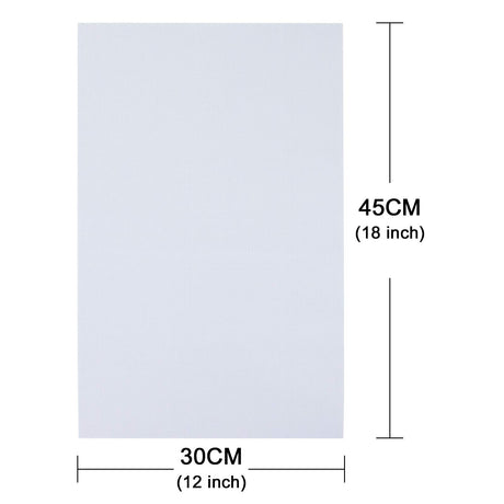Similane 6 Pieces Aida Cloth 14 Count Cross Stitch Fabric, White, 12 by 18-Inch Similane