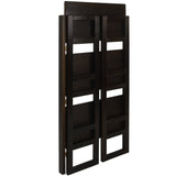 Casual Home 3-Shelf Folding Student Bookcase (20.75" Wide)-Espresso Casual Home