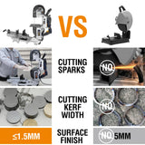 MAXXT Bandsaw with Table Saw, 10 Amp 5 Inch Deep Cut Band Saw with Lightweight Aluminum Base, Variable Speed Handheld Automatic Multipurpose Cut with Wheels Metal Saw, Portable Bandsaws for Metal Wood MAXXT