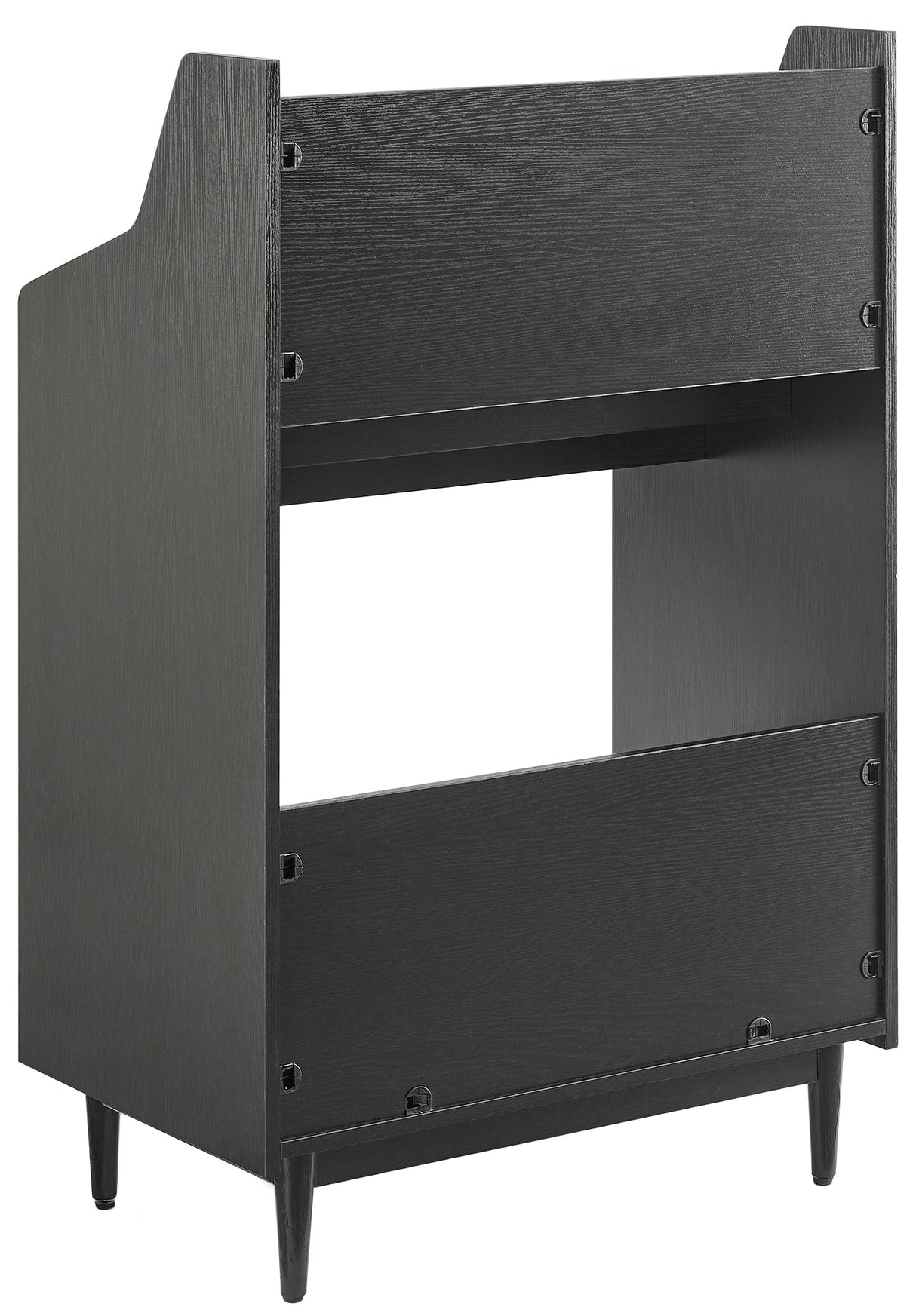 Crosley Furniture Liam Record Storage Stand, Black Crosley Furniture