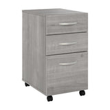 Bush SCF216PGSU 3-Drawer Vertical File Cabinet Locking Letter/Legal Platinum Gray 20-Inch D Bush Business Furniture